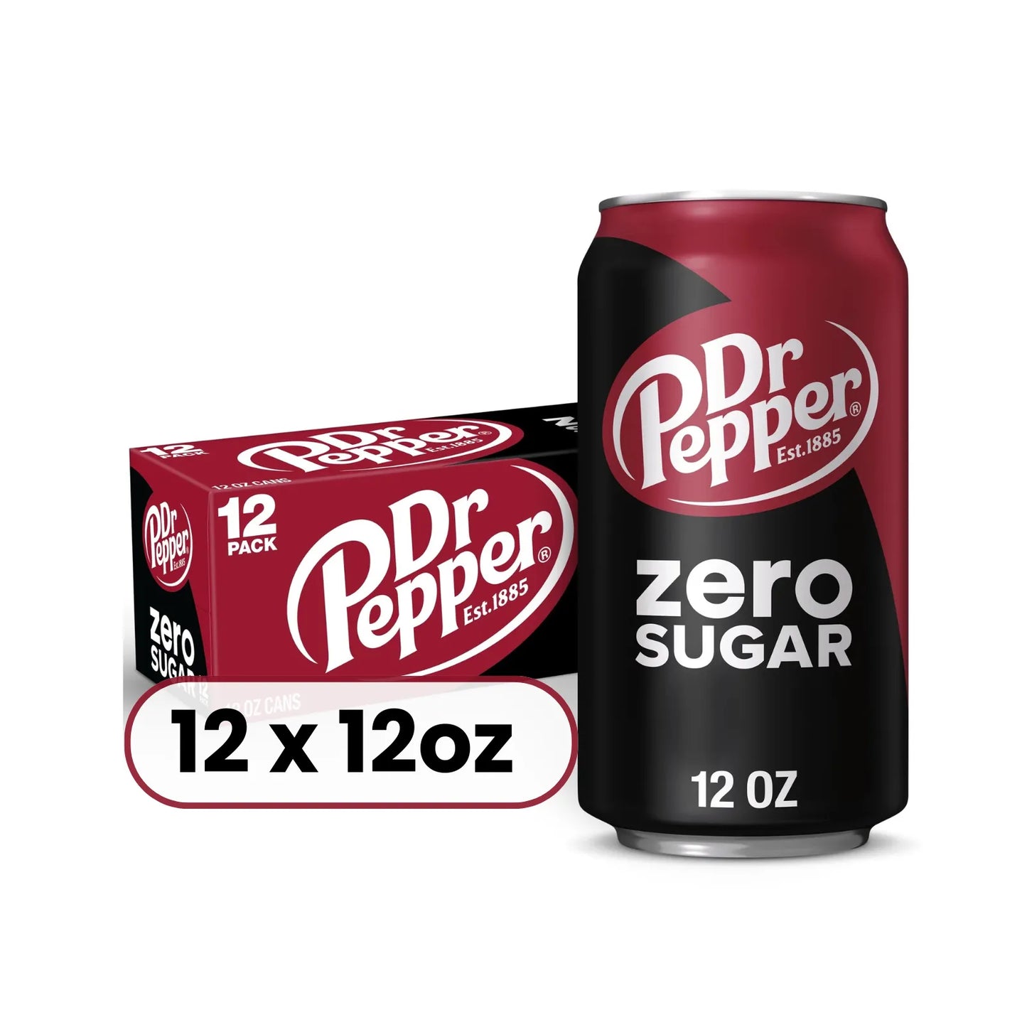 Dr Pepper Zero Sugar Can