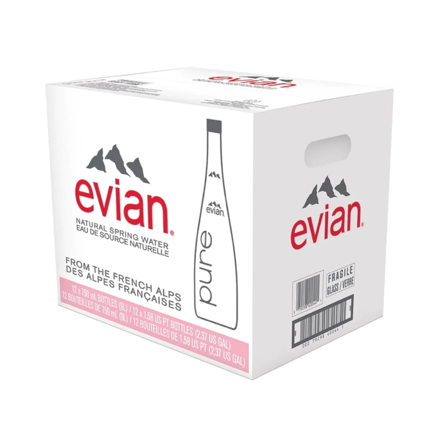 Evian 750 mL — 12 Pack