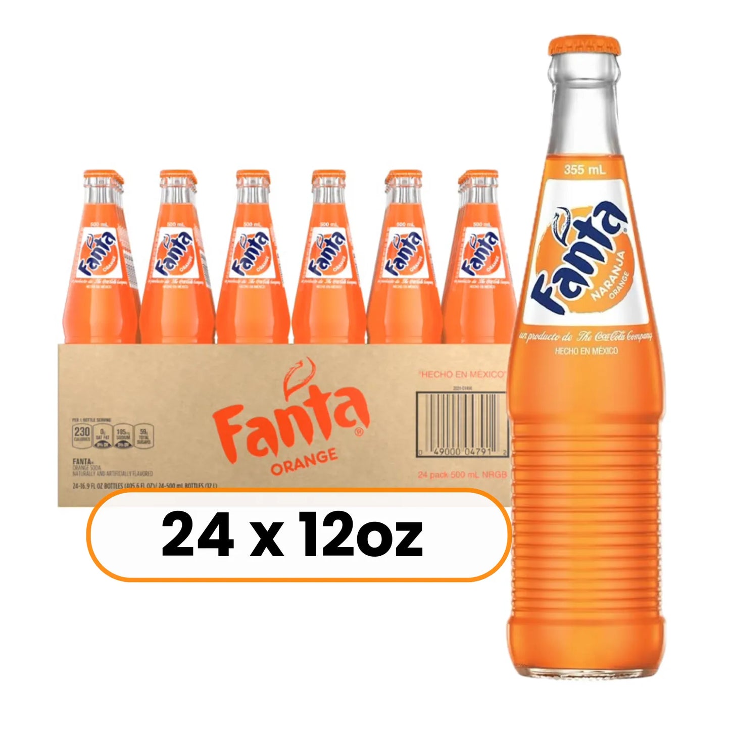 Fanta® Orange Mexico Bottle