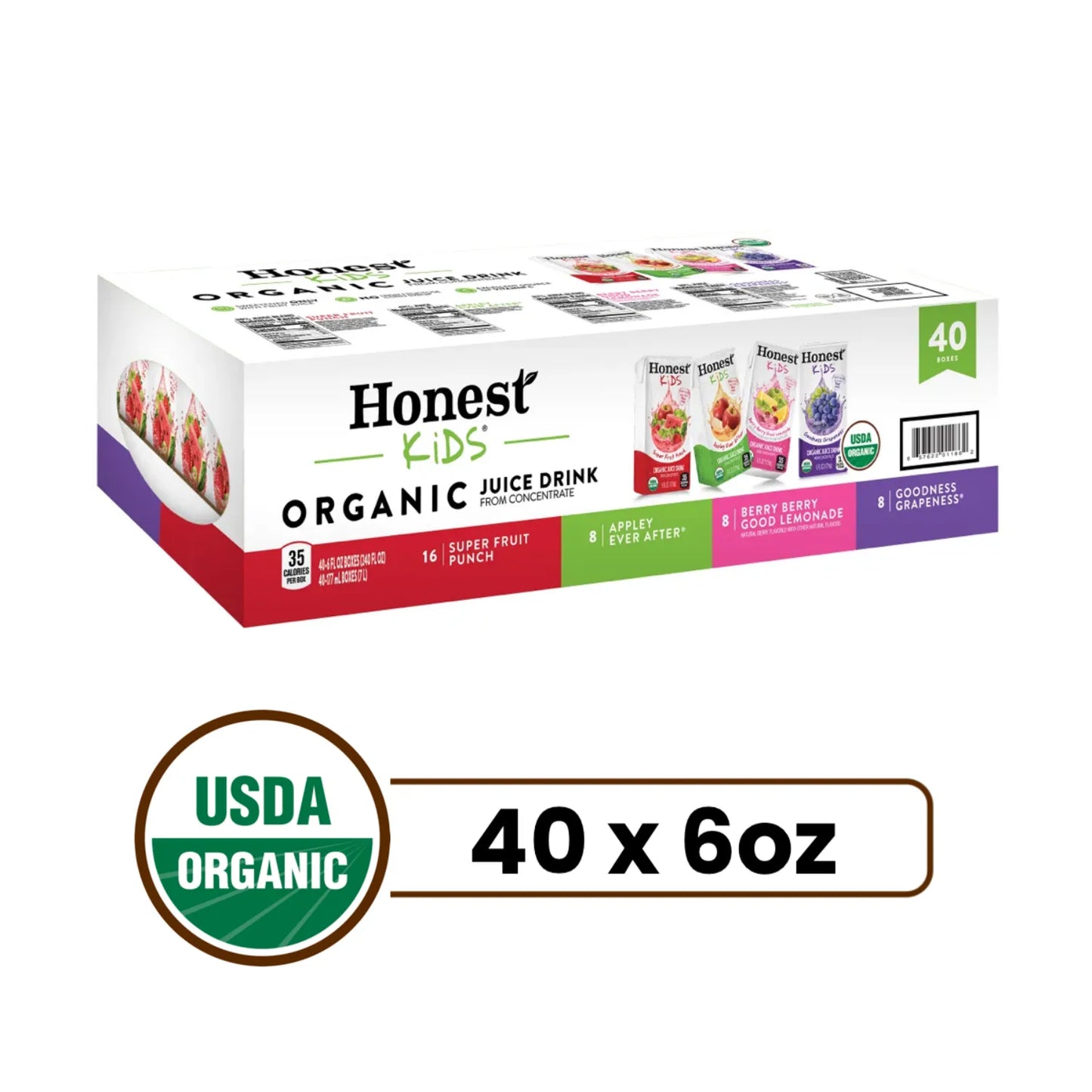 Honest Kids Variety — 40 Pack