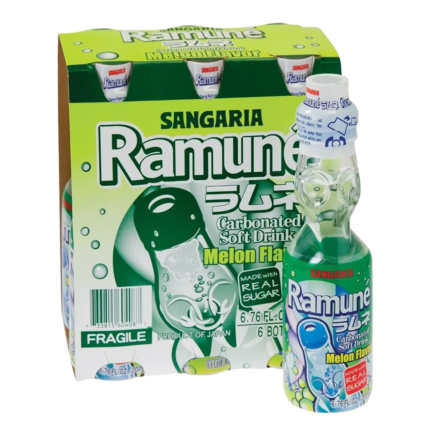 Sangaria Ramune Soda 200 mL — 6 Pack