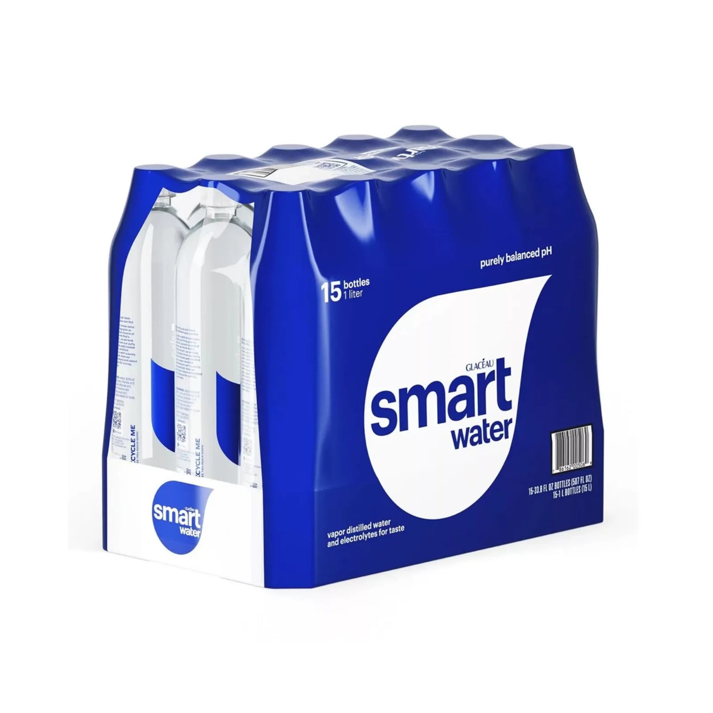 Glaceau Smartwater 1 Liter — 15 Pack
