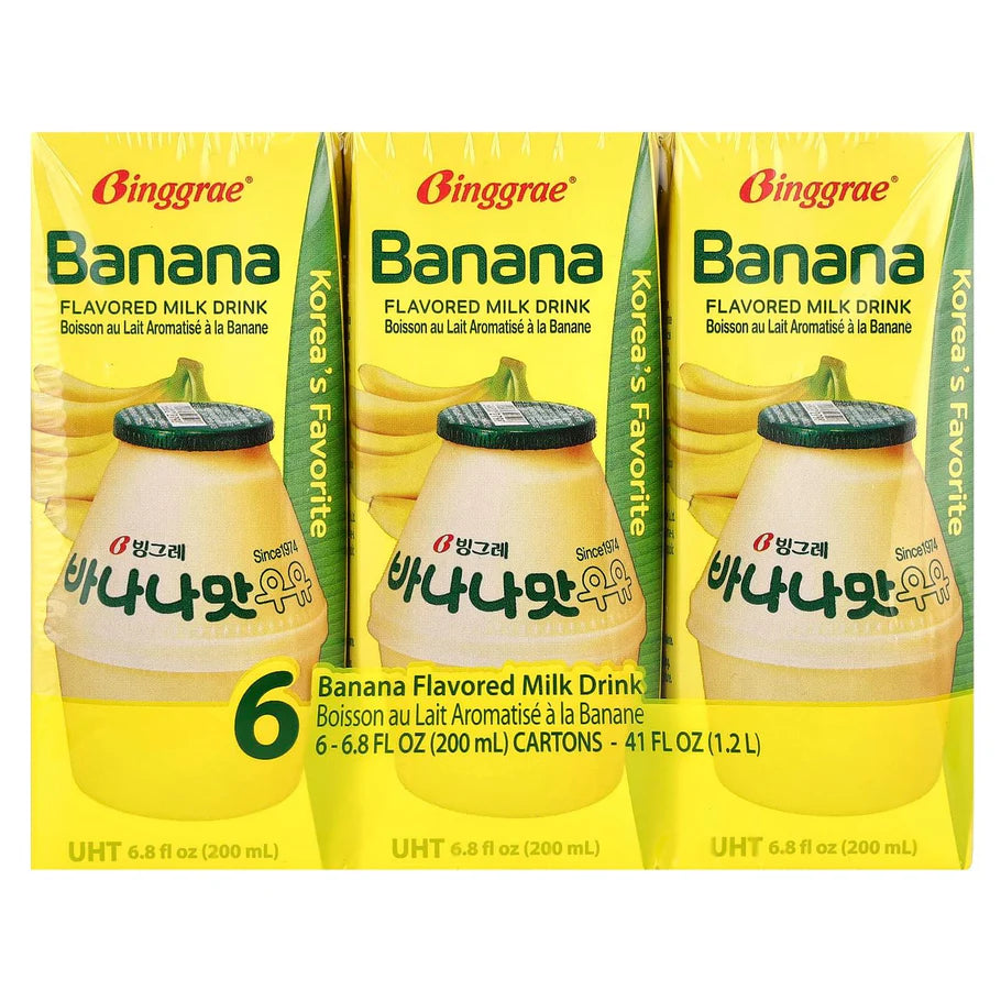 Binggrae® Flavored Milk 200 mL — 6 Pack