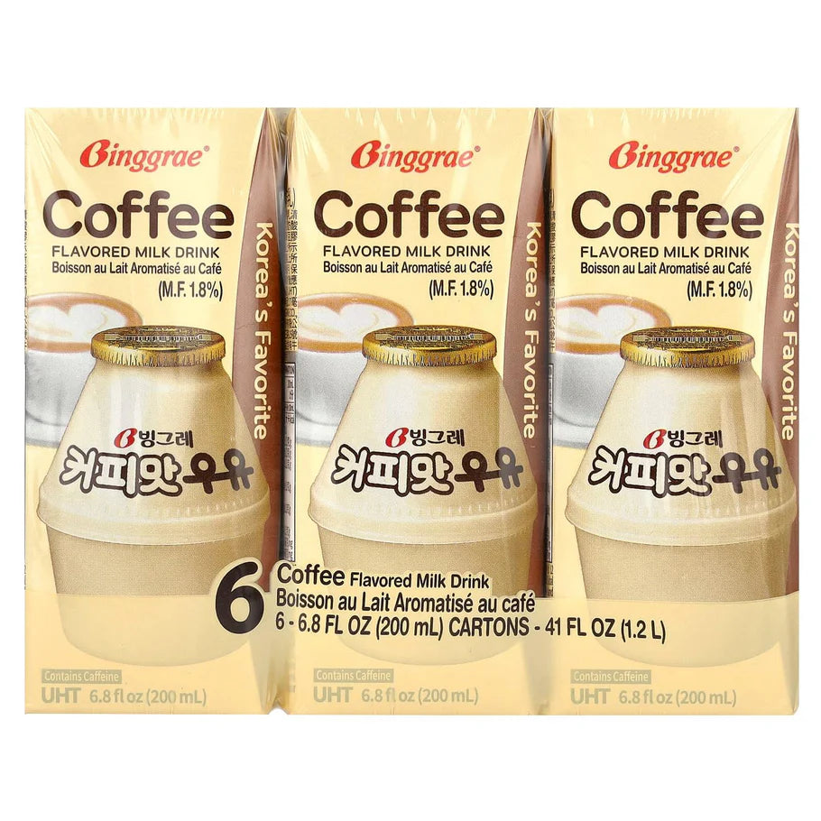 Binggrae® Flavored Milk 200 mL — 6 Pack
