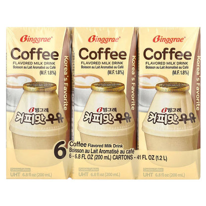 Binggrae® Flavored Milk 200 mL — 6 Pack