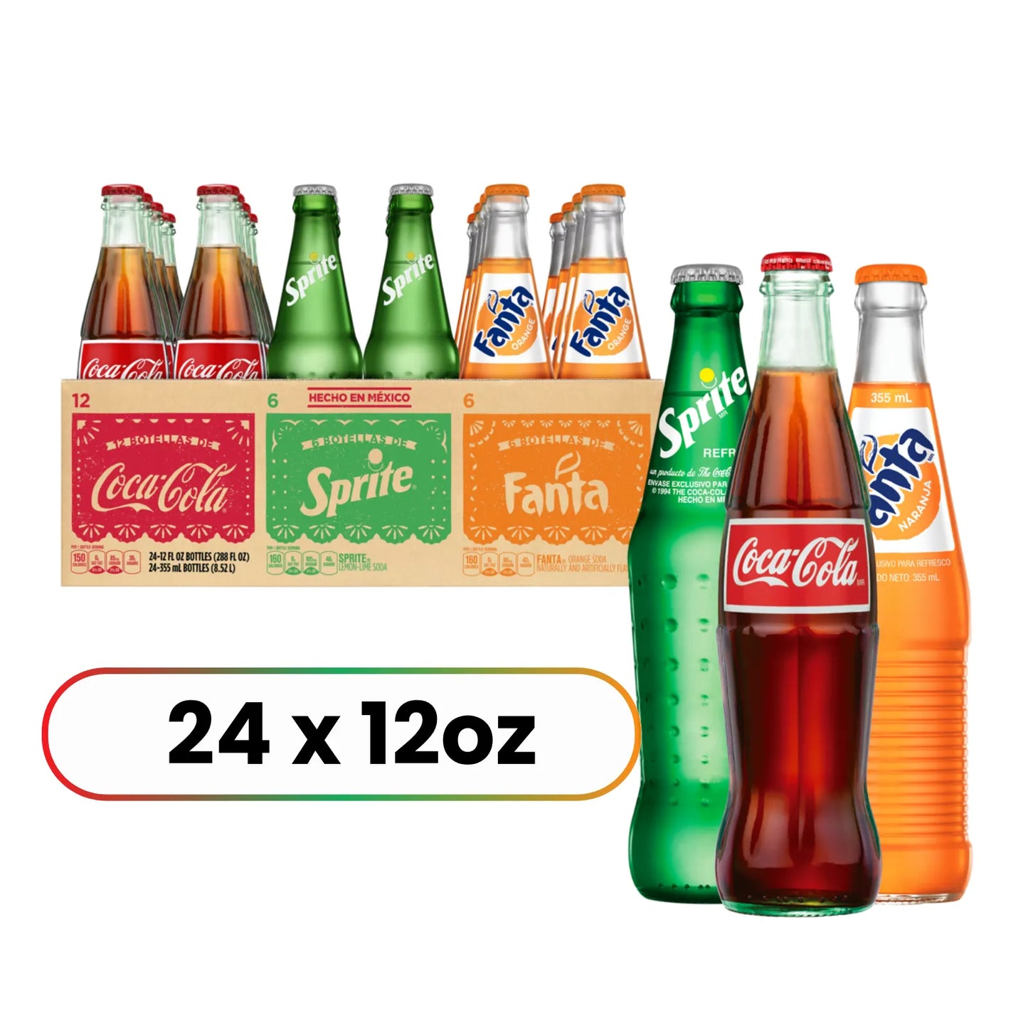 Coca-Cola Fiesta Mexico Bottle — 24 Pack