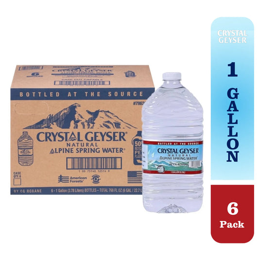 Crystal Geyser 1 Gallon — 6 Pack
