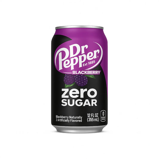 Dr Pepper Zero Sugar Blackberry Can