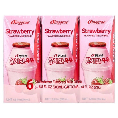 Binggrae® Flavored Milk 200 mL — 6 Pack